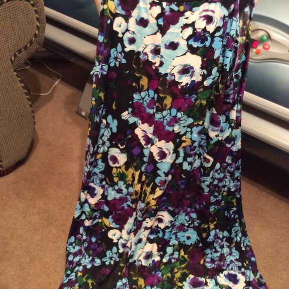 Jaclyn Smith 2X maxi dress - Picture 2 of 7